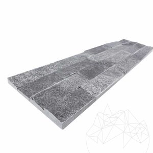 Catania Black Marble Wall Cladding Panel 15 x 60 cm